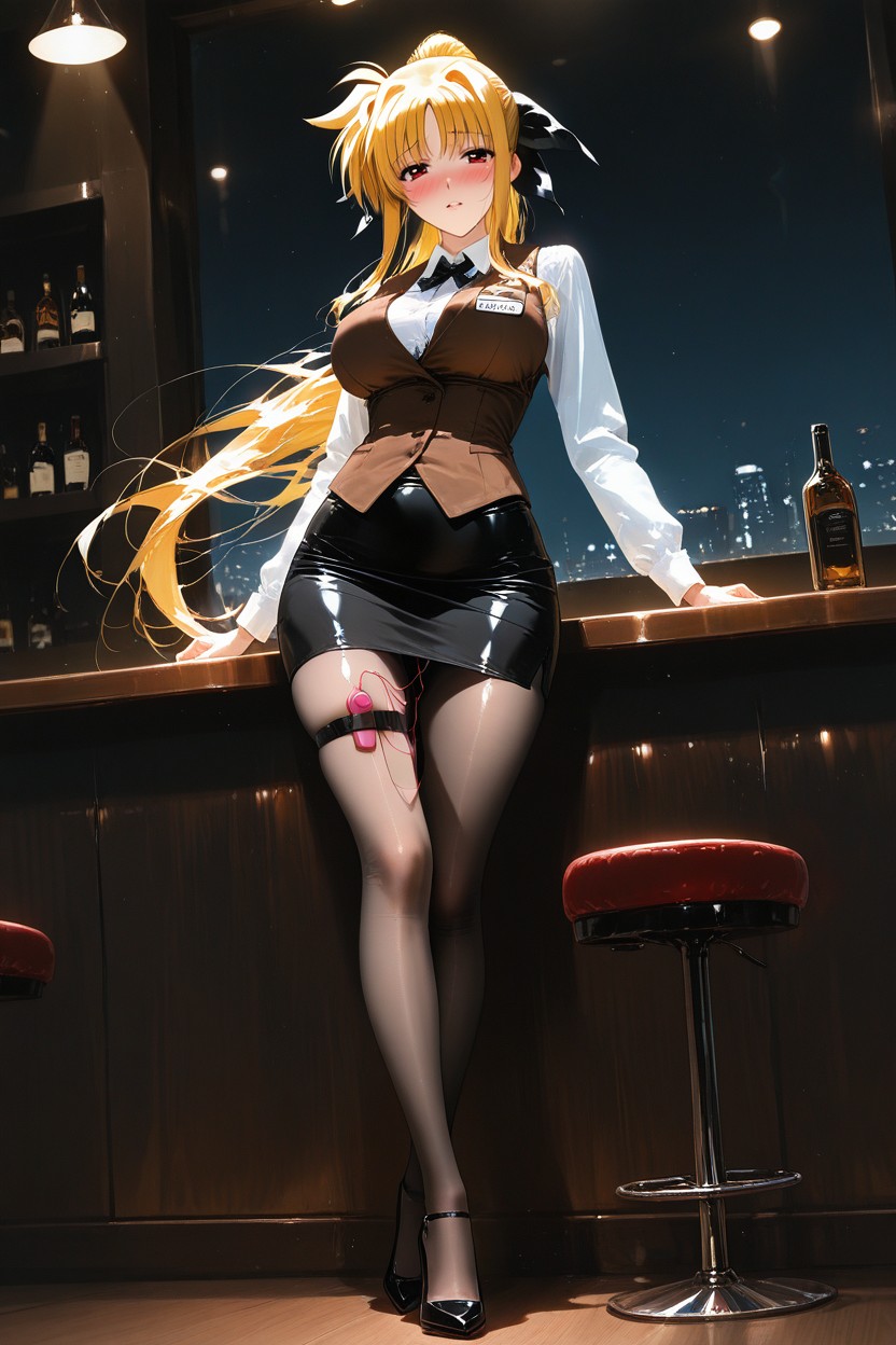 Juicy Barmaids, Pantyhose, Hair Bow ヘンタイAIポルノ