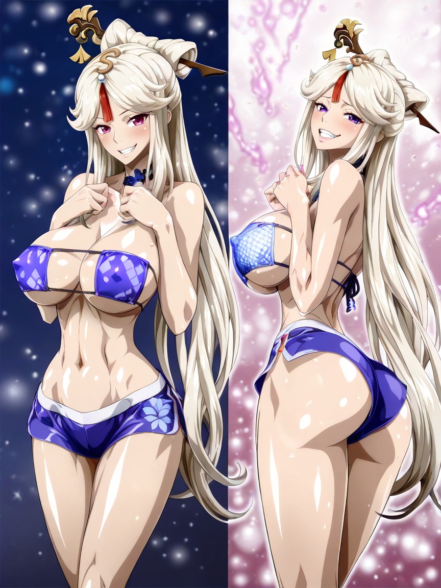Orgasme, Short En Coton, Tight Snatched Waist Porno IA Hentai