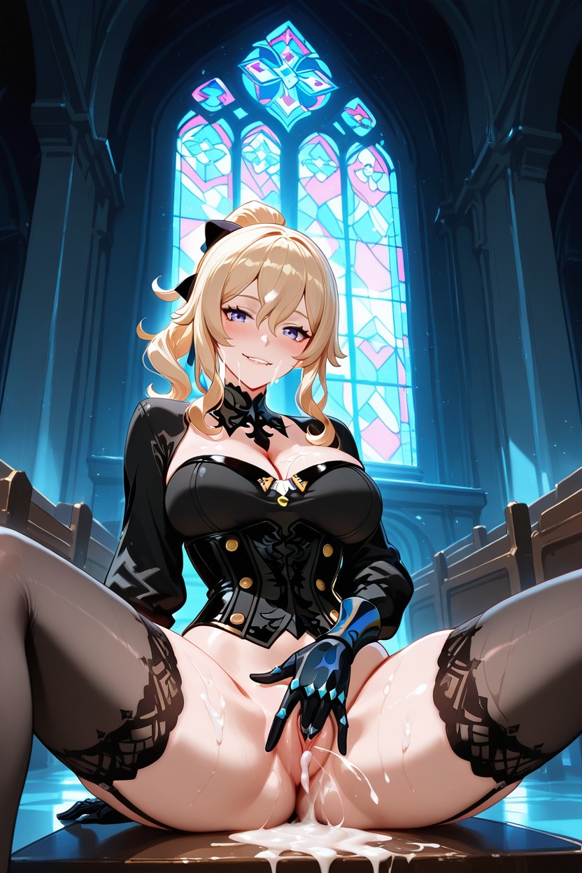 Church, Excessive Amounts Of Cum, Happy ヘンタイAIポルノ