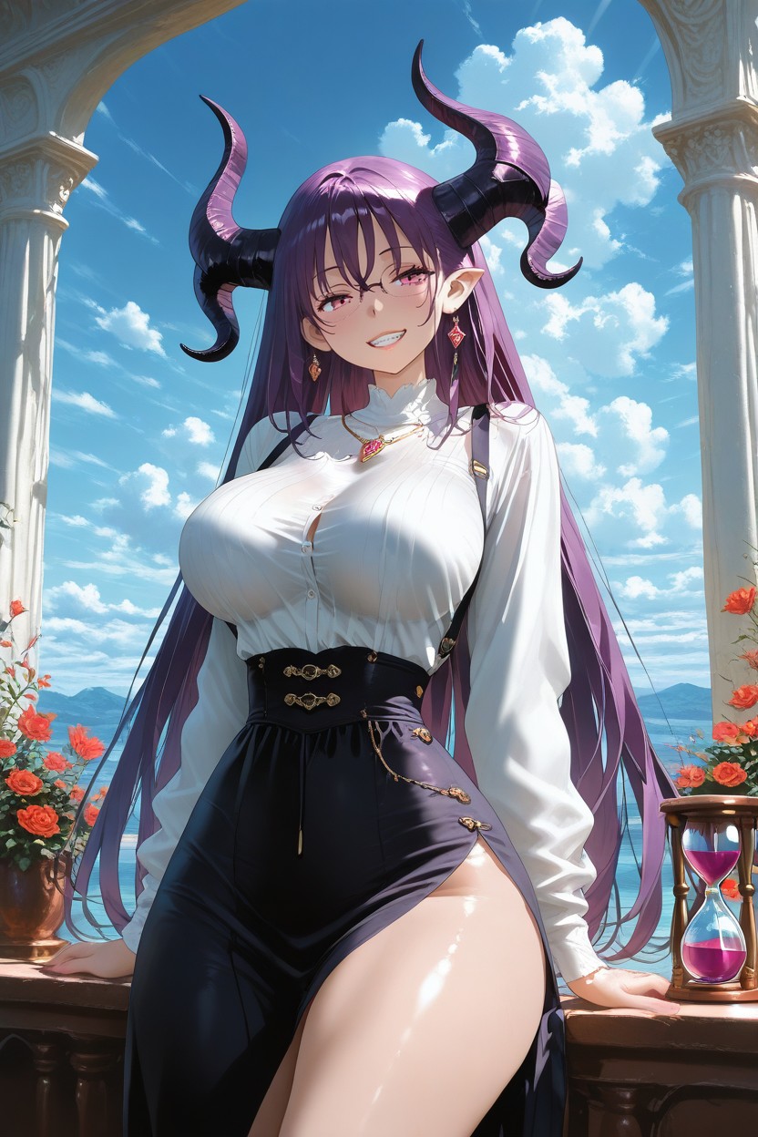 Large Breasts, 18+, Painterly Anime Style At Pixiv Hentai AI Porn