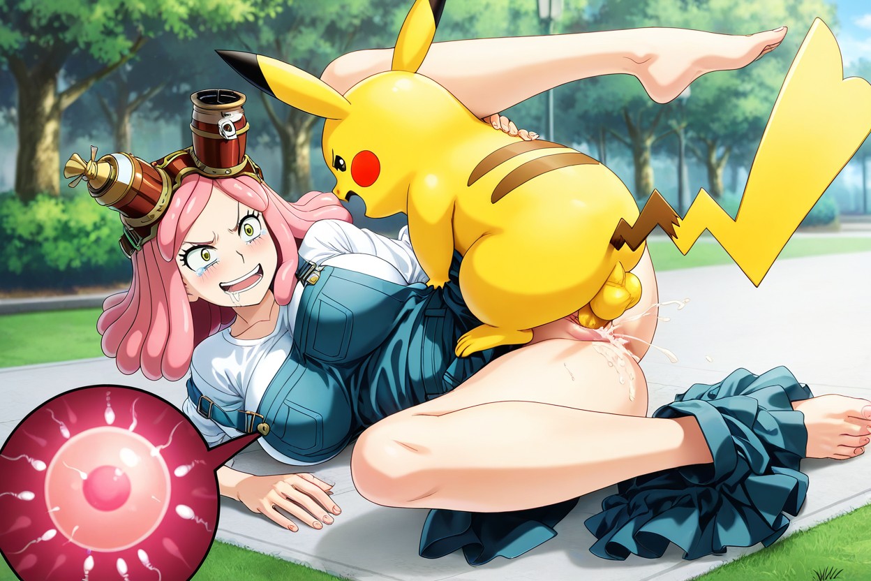 Legs Bent, Asustado, Cum Drooling To Ass Hentai IA