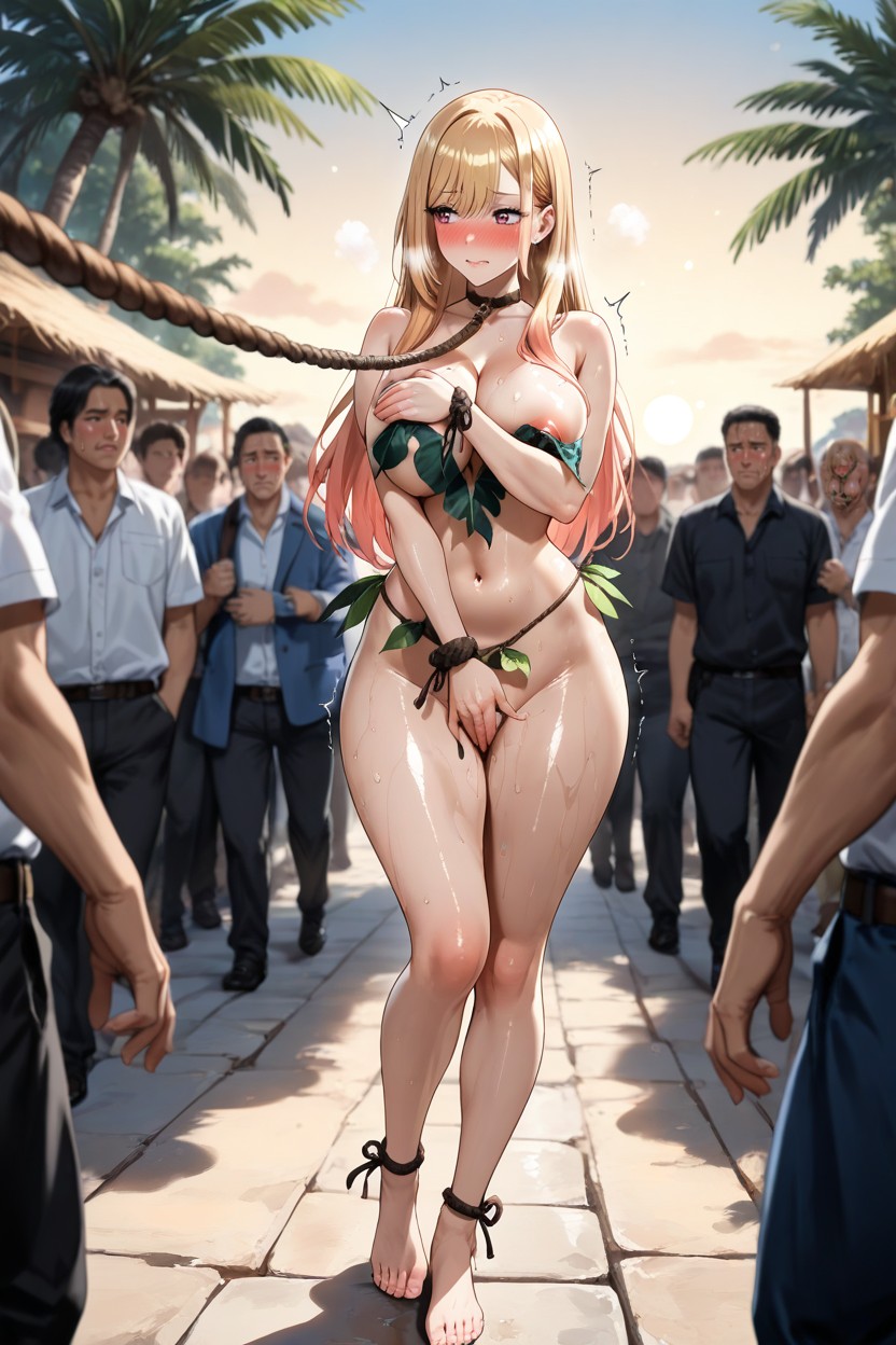 Pechos Grandes, Leaf Bikini, Island Hentai IA