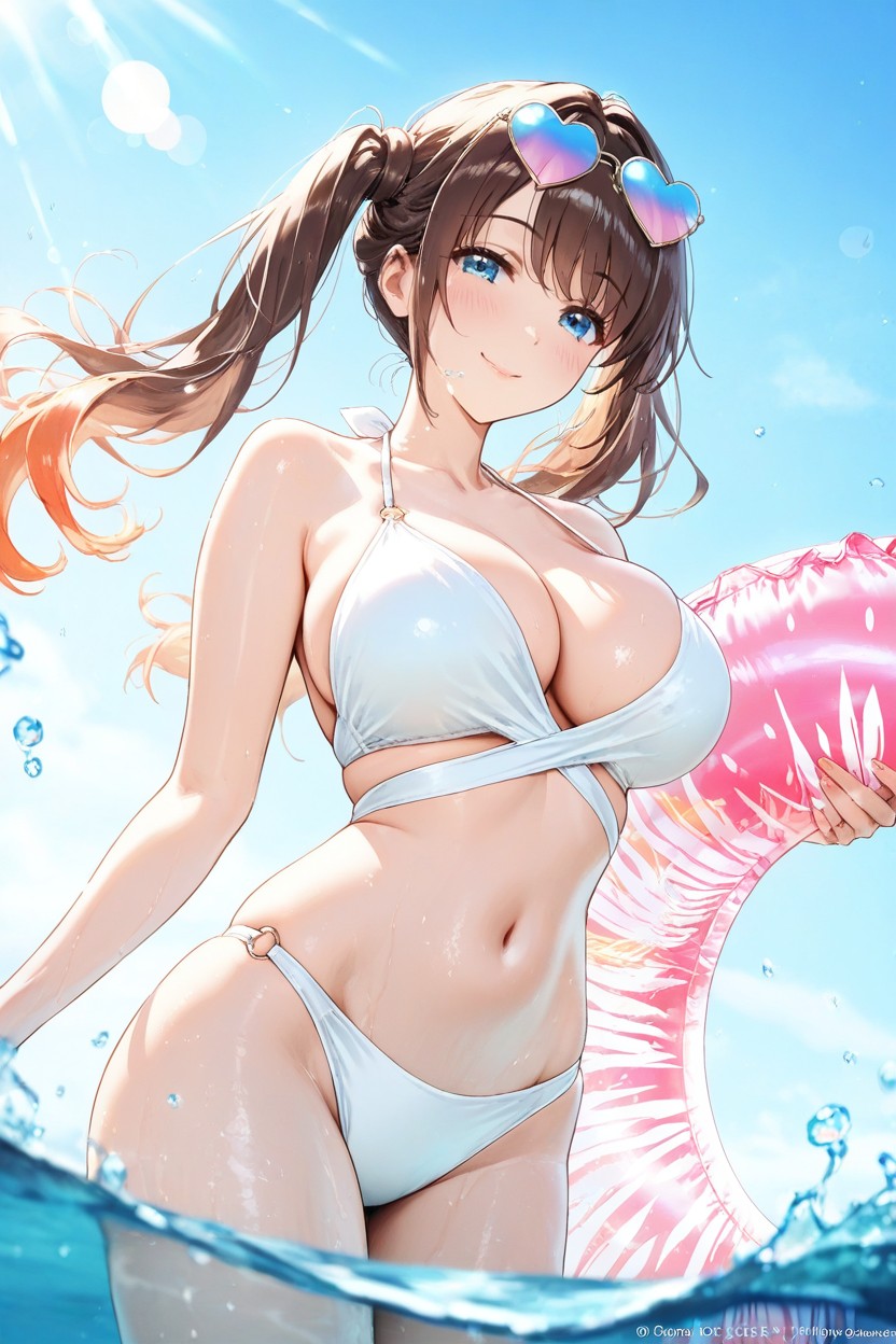 Blue Eyes, Clear Blue Sky, Ultra Detailed Porno IA Hentai
