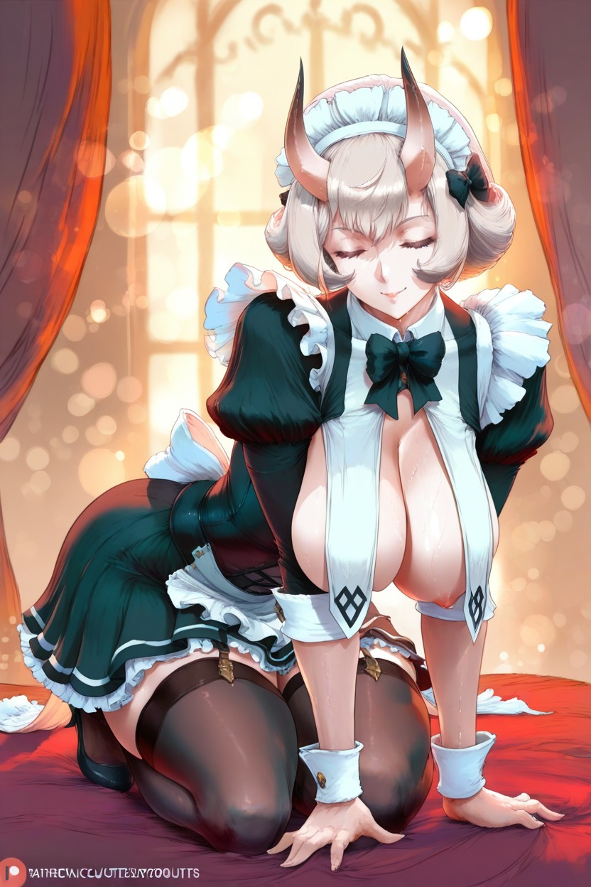 Frilly Petticoat, Solo, Underboob Hentai AI Porn