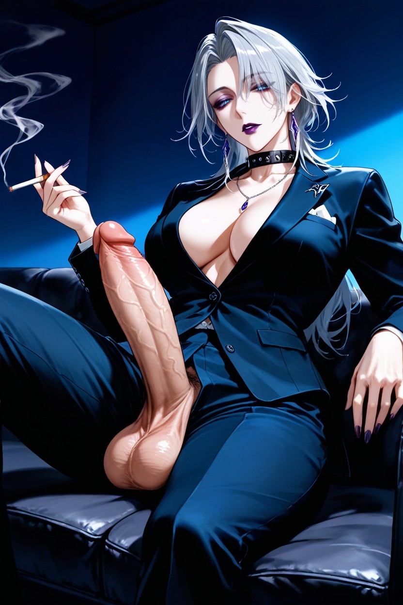 Beautiful Details, Silver Hair, Zoya From Path To Nowhere Hentai AI Porn