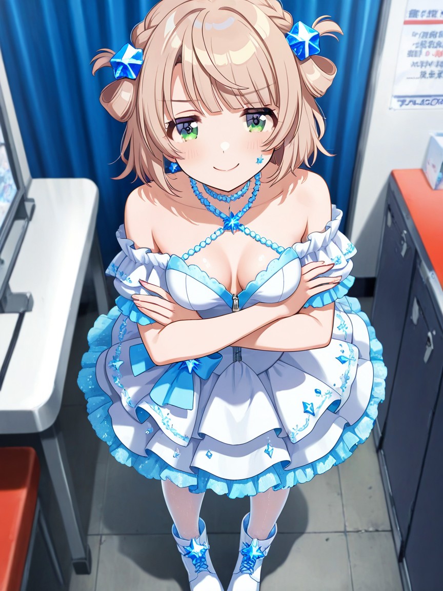 Detailed, Table Next To Her, From Above Hentai AI Porn