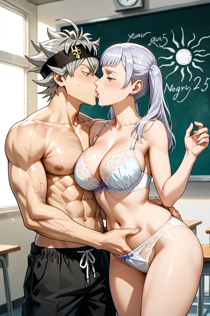 Kiss, Summer, Boy Hentai AI Porn