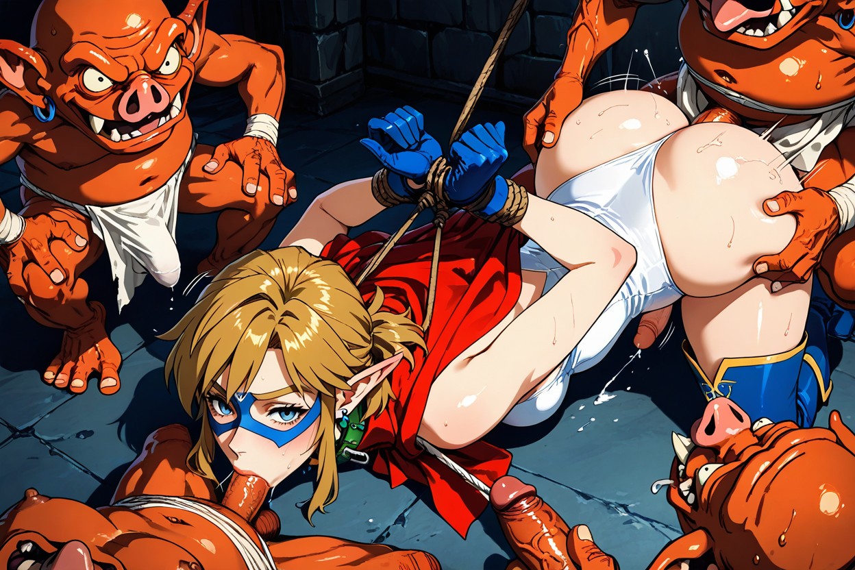 Dark Room, 25+, Many Bokoblin Hentai AI Porn