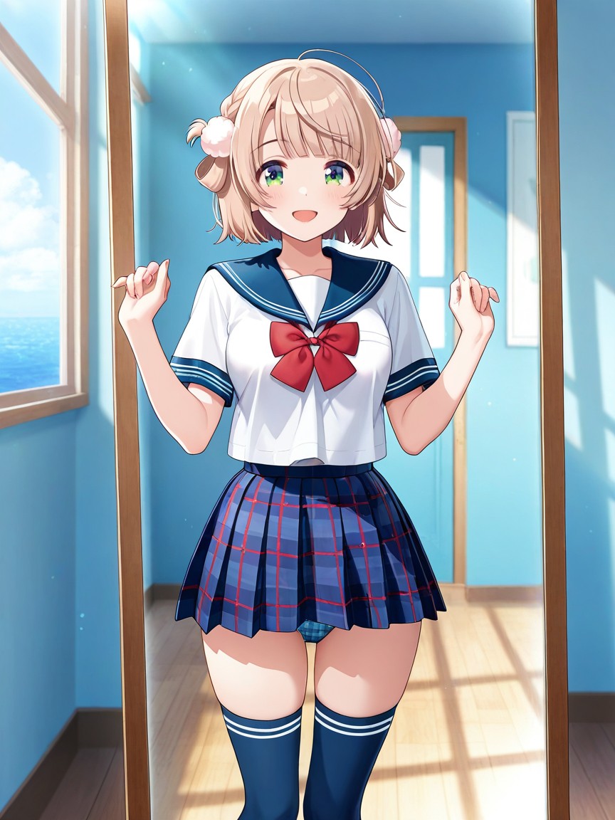 High Resolution, Blue Sky, Window Hentai AI Porn