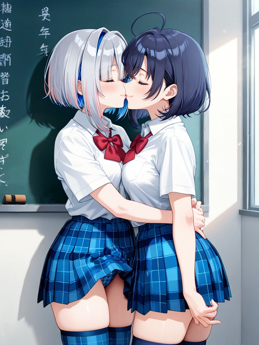 Shortsleeves, Ultra Detailed, Bobcut Hentai IA