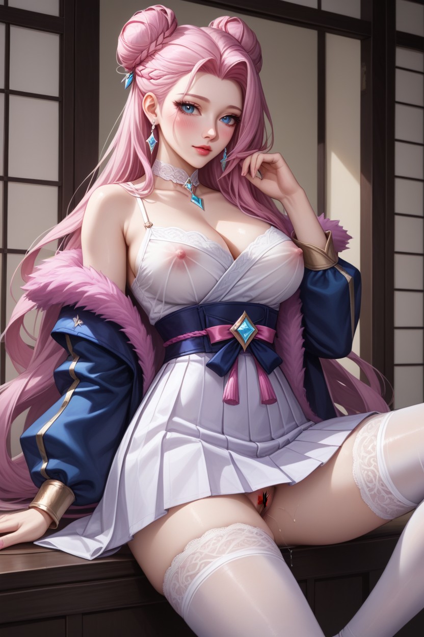 Insanely Detailed, Piernas Abiertas, Culo Mediano Hentai IA