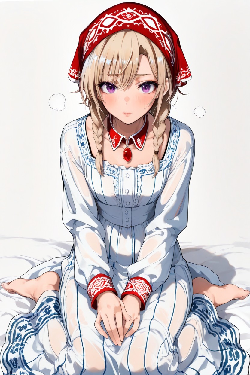 Sketch, Long Sleeve, Feminine Face Hentai IA