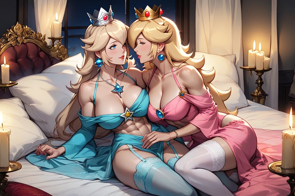 Night, 丸い胸, About To Kiss ヘンタイAIポルノ