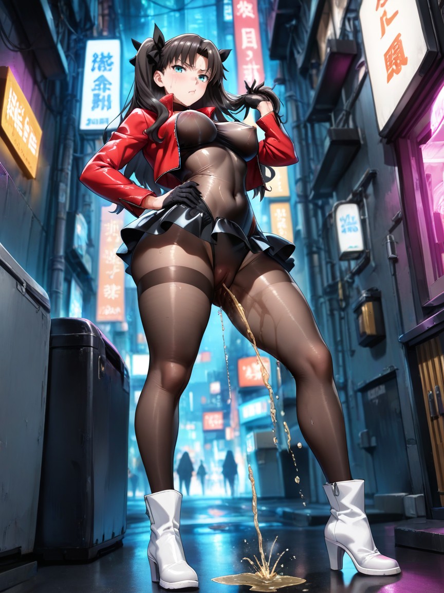 Wet Panties, Model, Herslim Thigh Hentai AI Porn