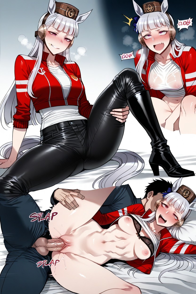 Culo Pequeño, Shiny Skin, Sexo En Cucharita Hentai IA