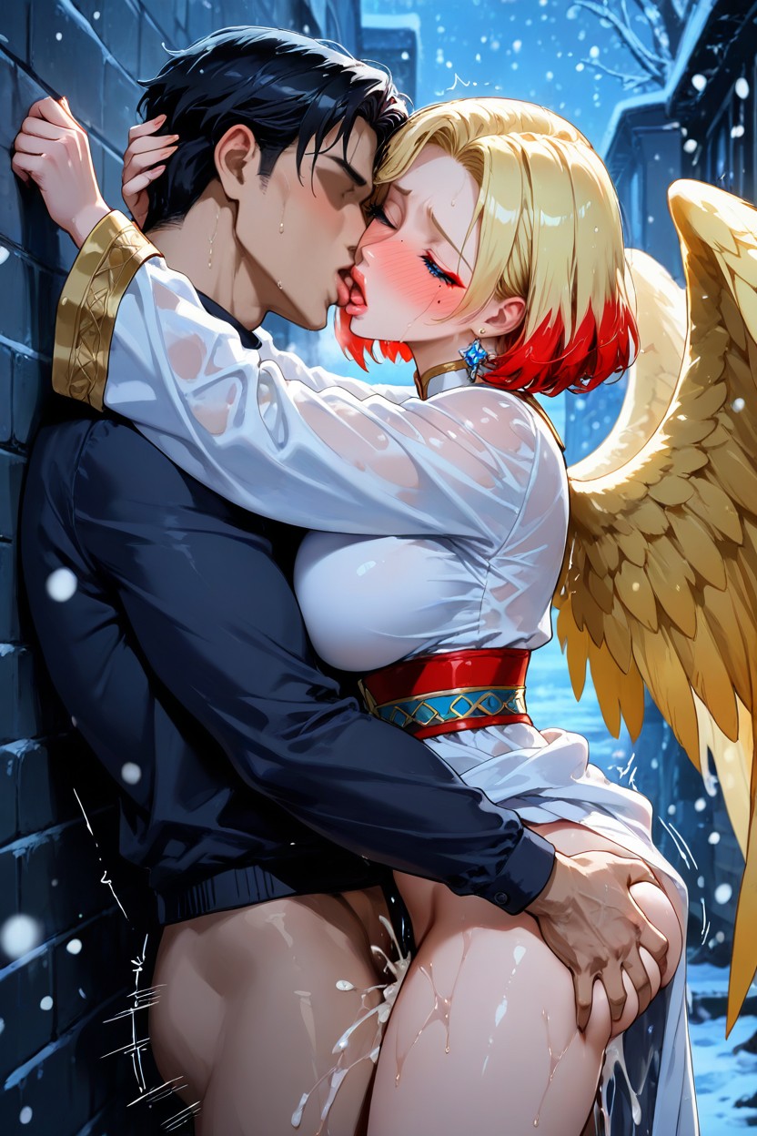Detailed Hair, Detailed Hair, Full-face Blush Hentai AI Porn