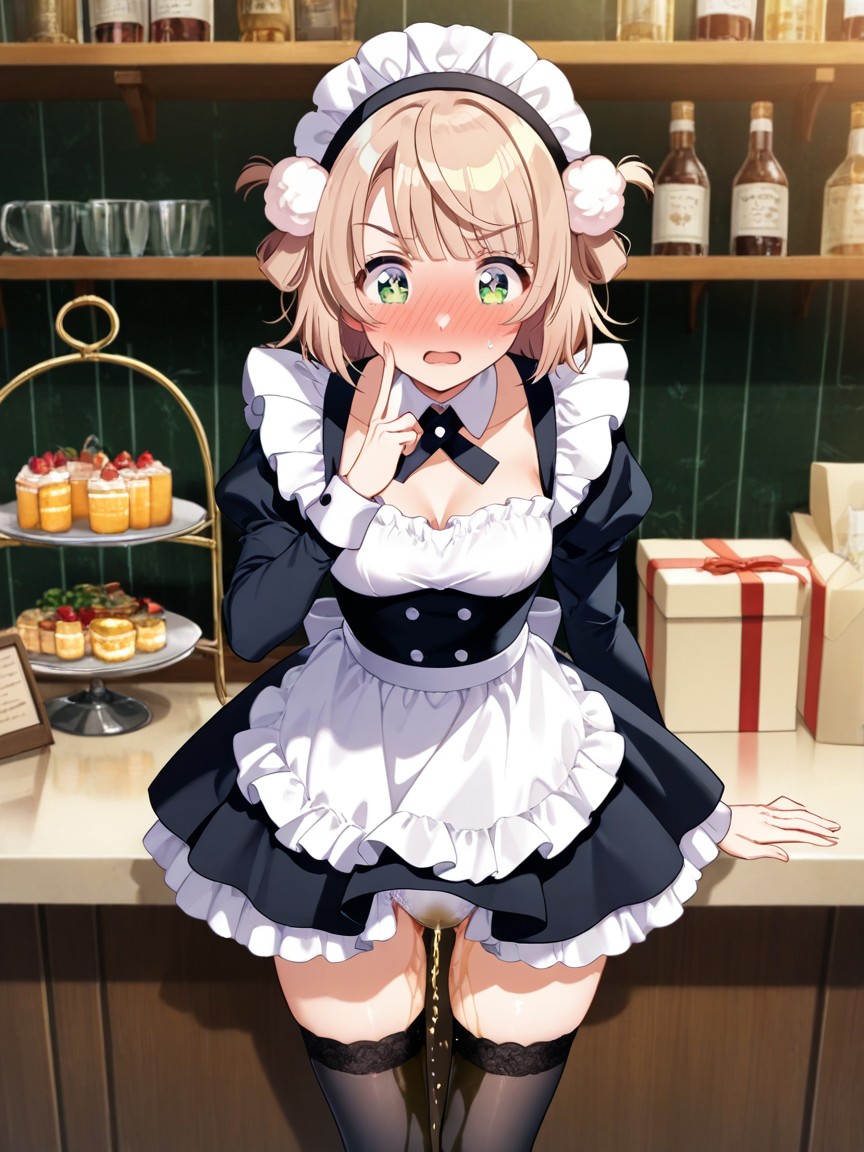 Perfect Skin, Detailed, Peeing Herself Porno IA Hentai