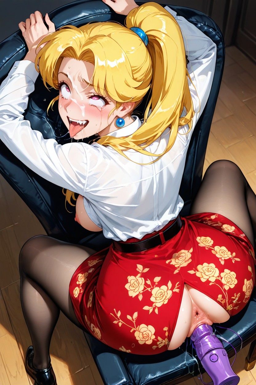 Largo, Anus, Long Hair Style Hentai IA