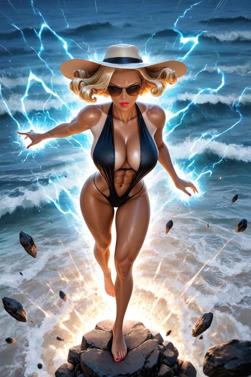 Powering Up, Vista Lateral, Perfect Image Hentai IA