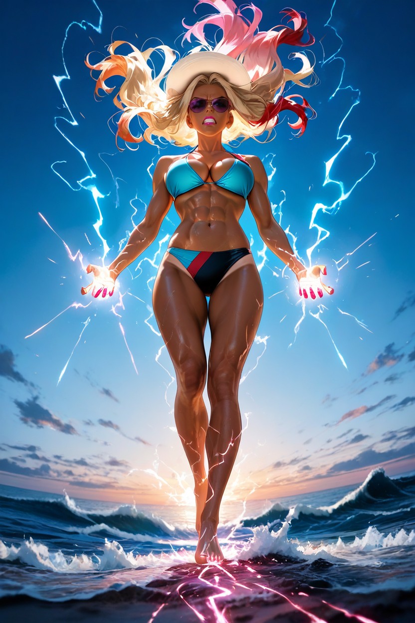 Cuerpo Completo, Flying In A Forward Motion, Harley Quinn Hentai IA