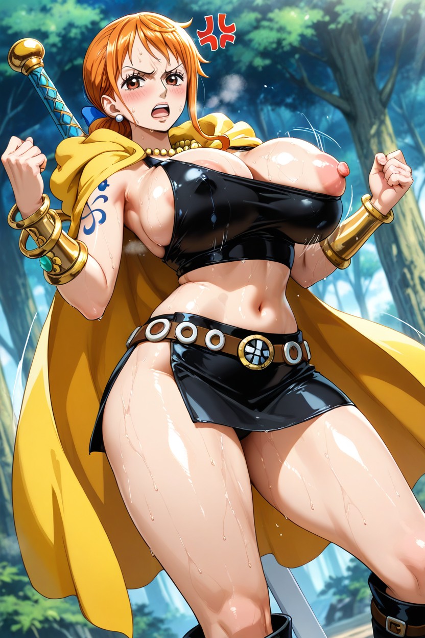 Standing, Dutch Angle, Bokeh Porno IA Hentai