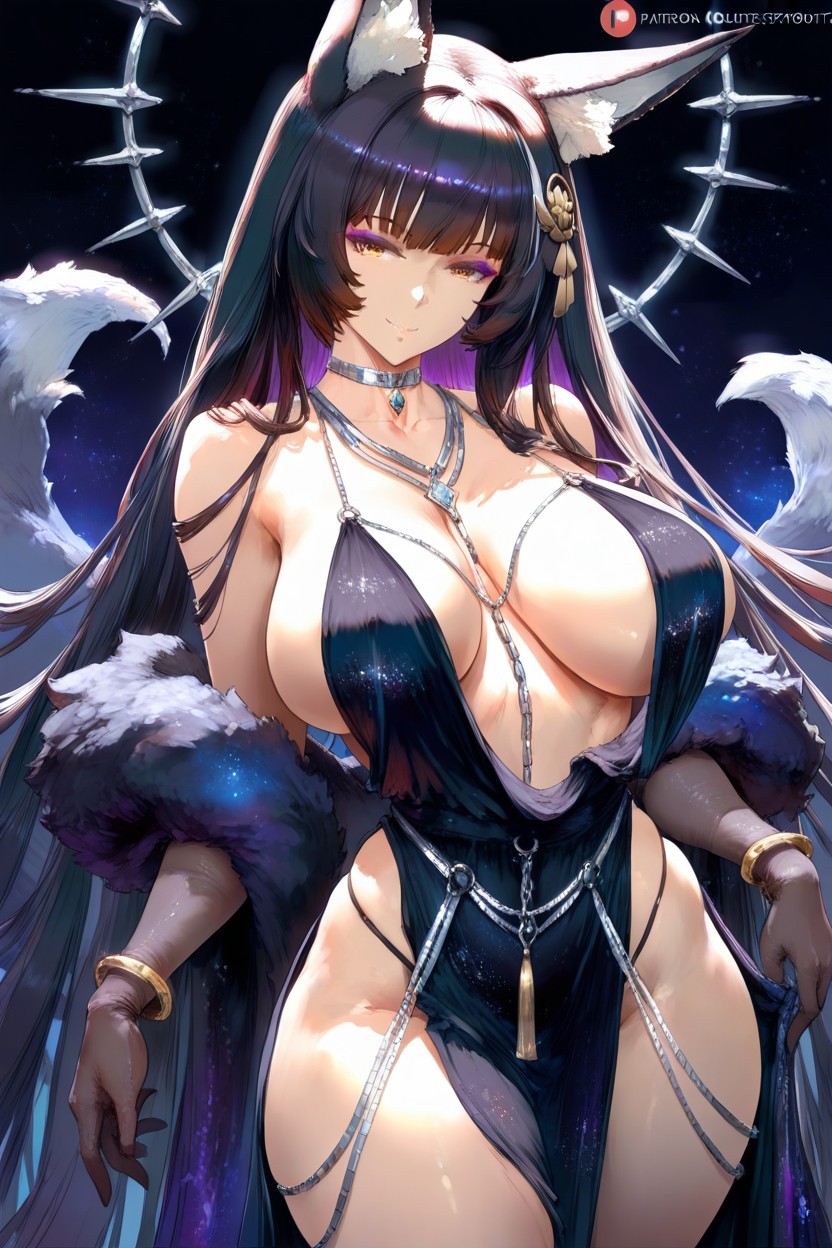 Fox Ears, Visible, Gold Bracelets Porno IA Hentai
