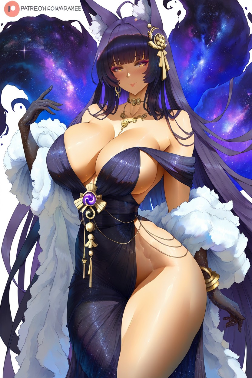Cul Moyen, Poitrine Moyenne, Wearing Along Porno IA Hentai