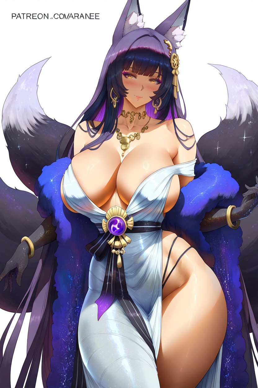 Subtle Sideboob, Red Manicure, 중간 엉덩이 헨타이 AI 포르노