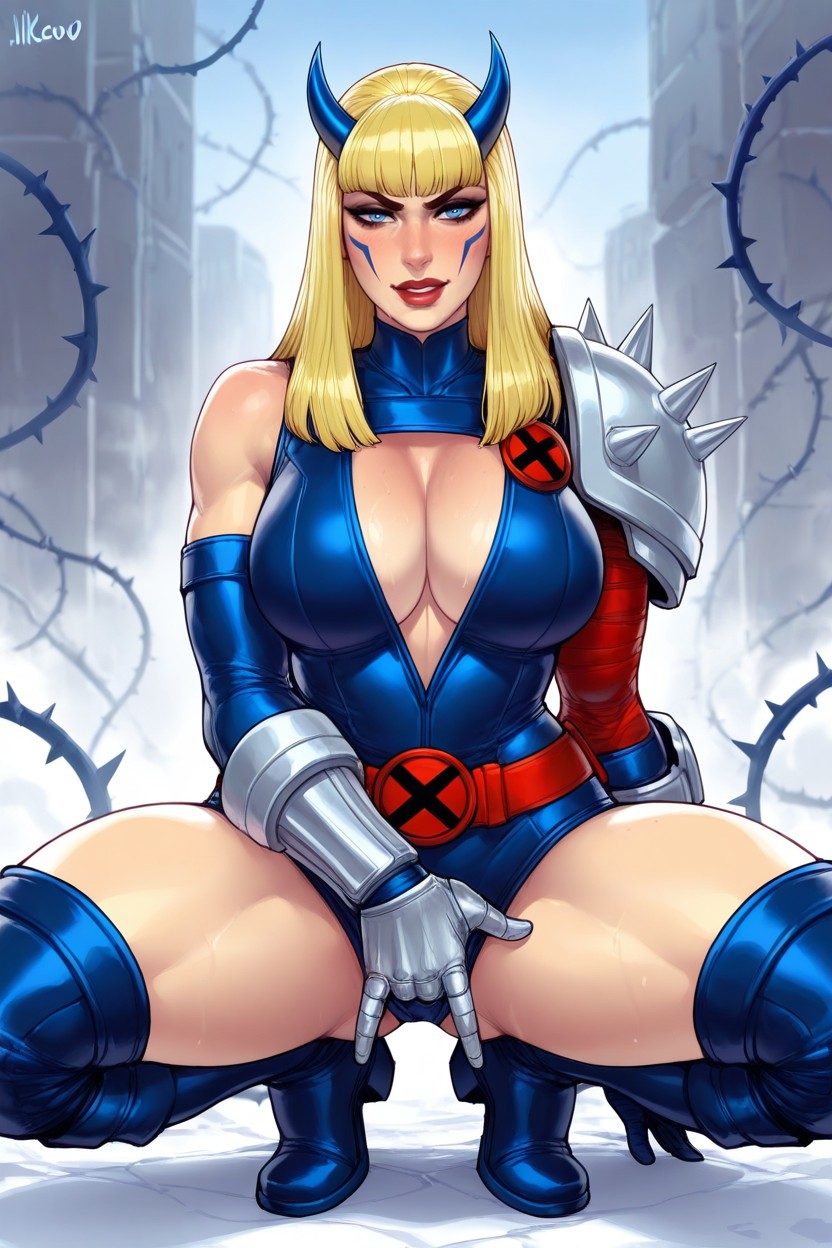 Djcomps Artstyle, X-men Belt, Agachada Hentai IA