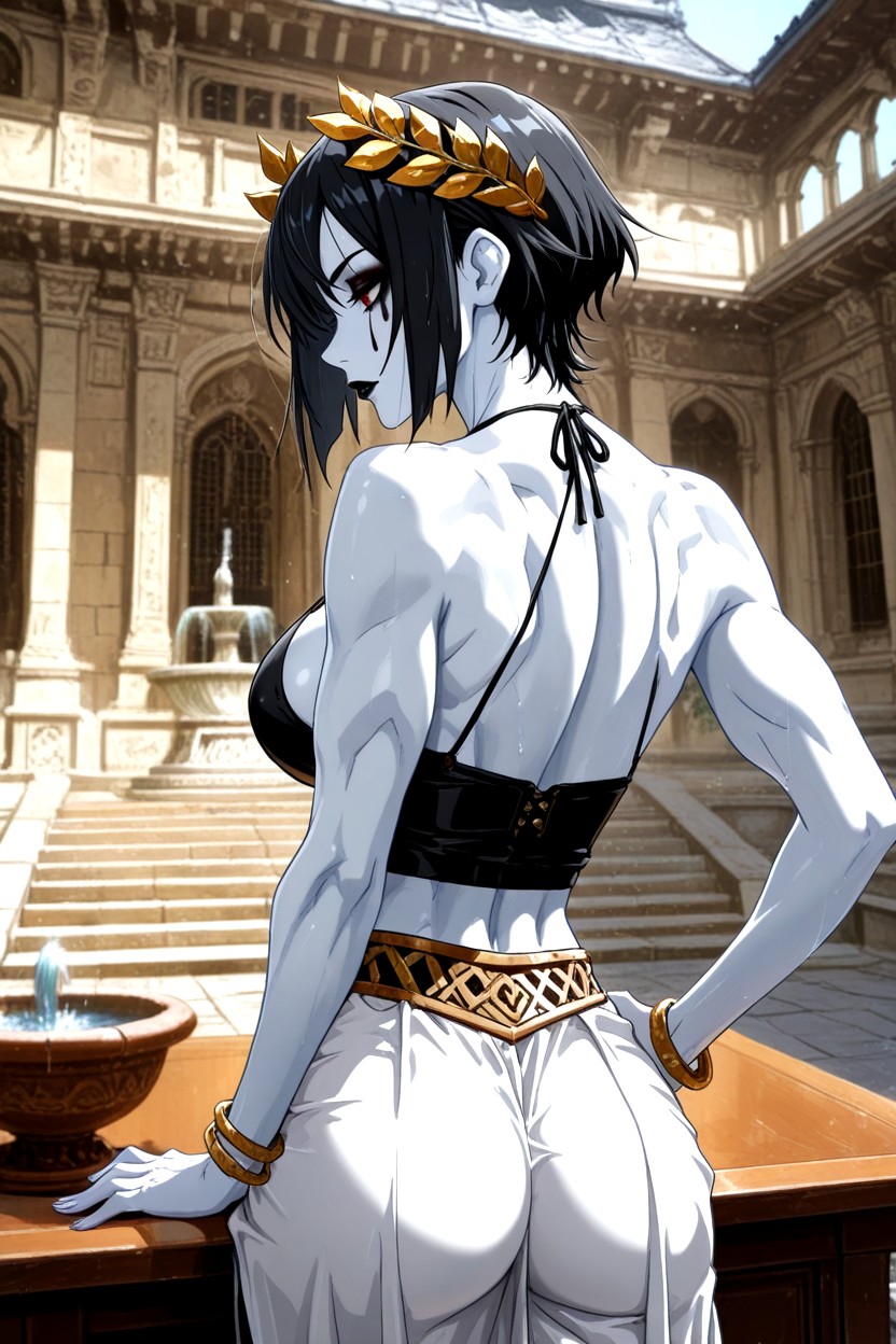 Partially Exposed Breast, Armor, Bracelet Hentai AI Porn