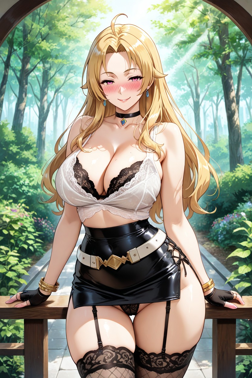 Woman In Love, Curved Waist, Large Breast Hentai AI Porn