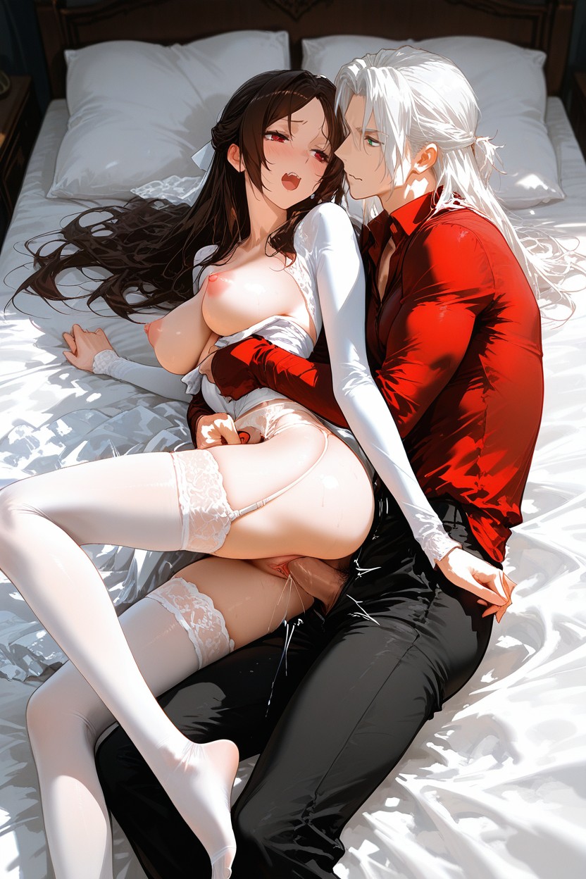Hug, Spooning, Girthy Penis Hentai AI Porn