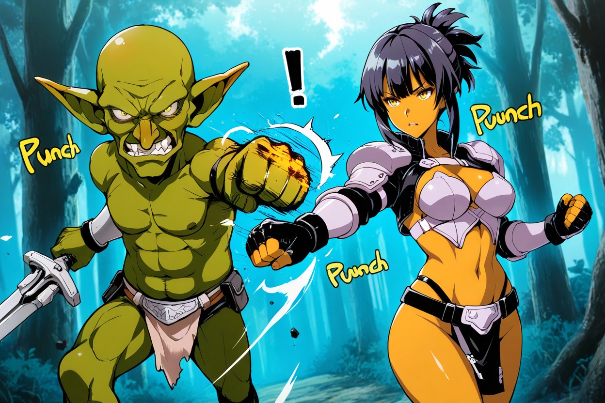 Female Black Hair, Uncensored, Only Tow Character Hentai AI Porn