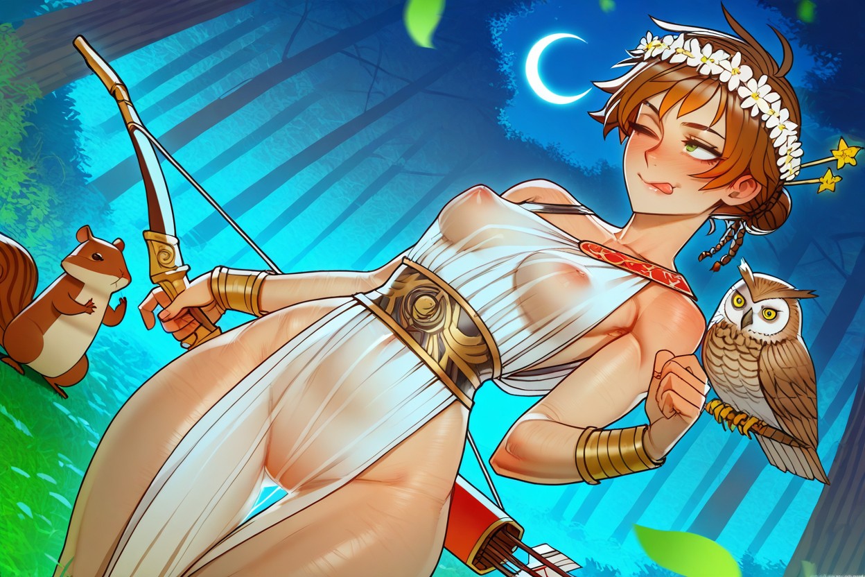 Braids, Bulging Areolas, Squirrel Hentai AI Porn