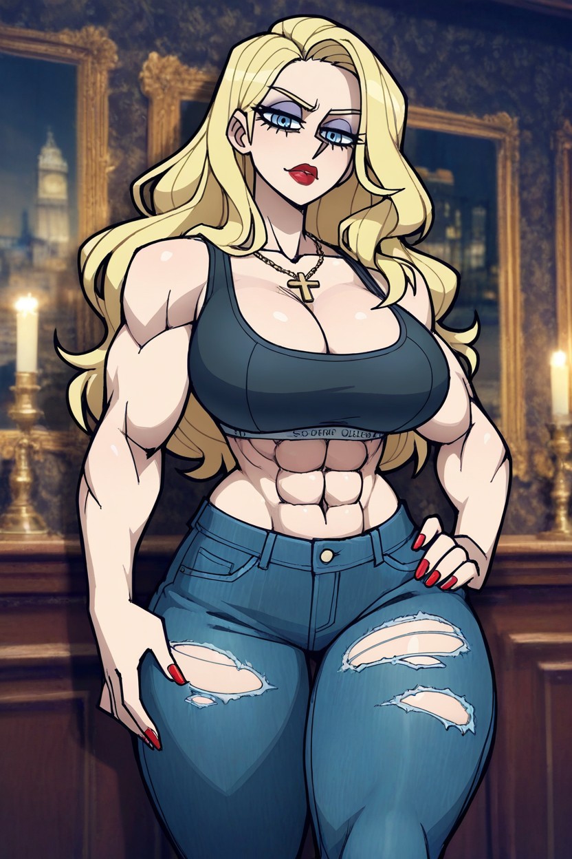 And Highly Visible, Curvy, Wide Back Hentai AI Porn