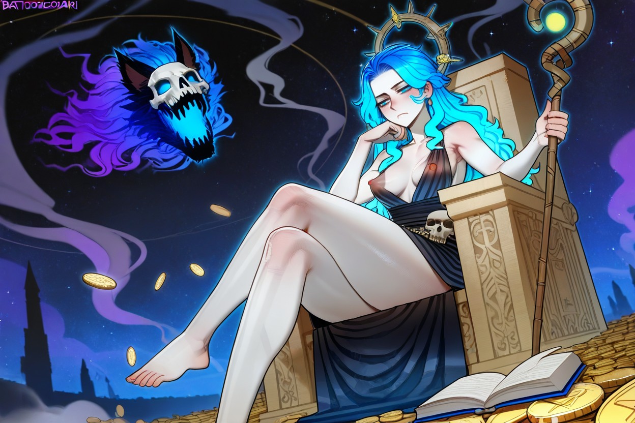 Blue Eyes, Fisheye View, Windy Hentai AI Porn