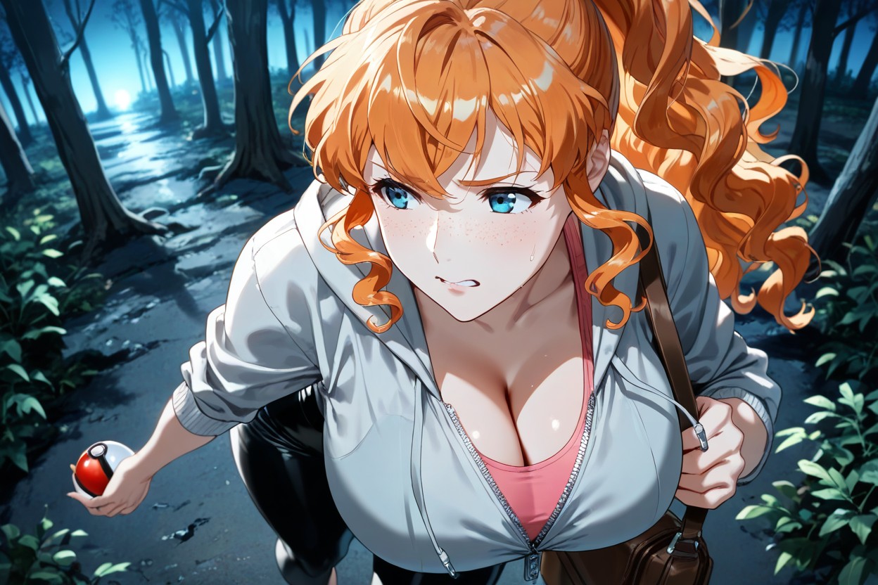 Face Focus, Cautious Look, Looking Around Hentai AI Porn