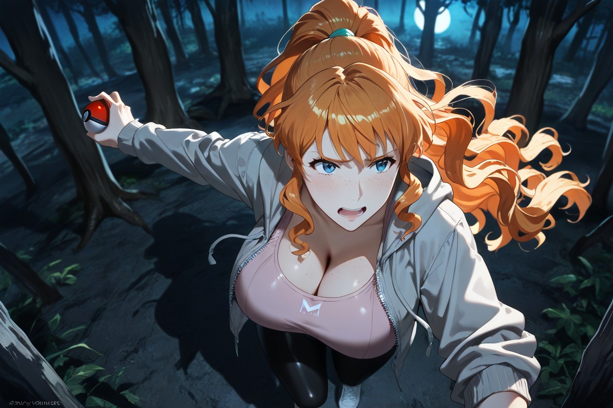 Mist, Face Focus, Deep Shadows Hentai AI Porn