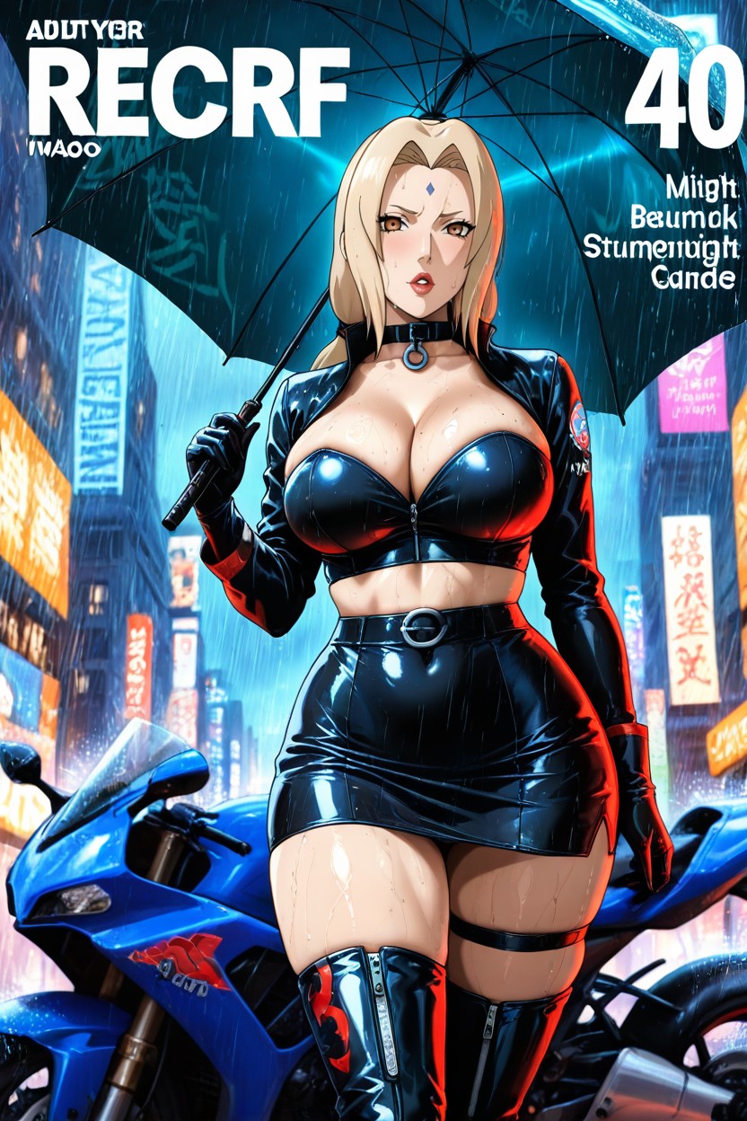 Beside Motorcycle, Detailed Eyes, Woman Hentai AI Porn