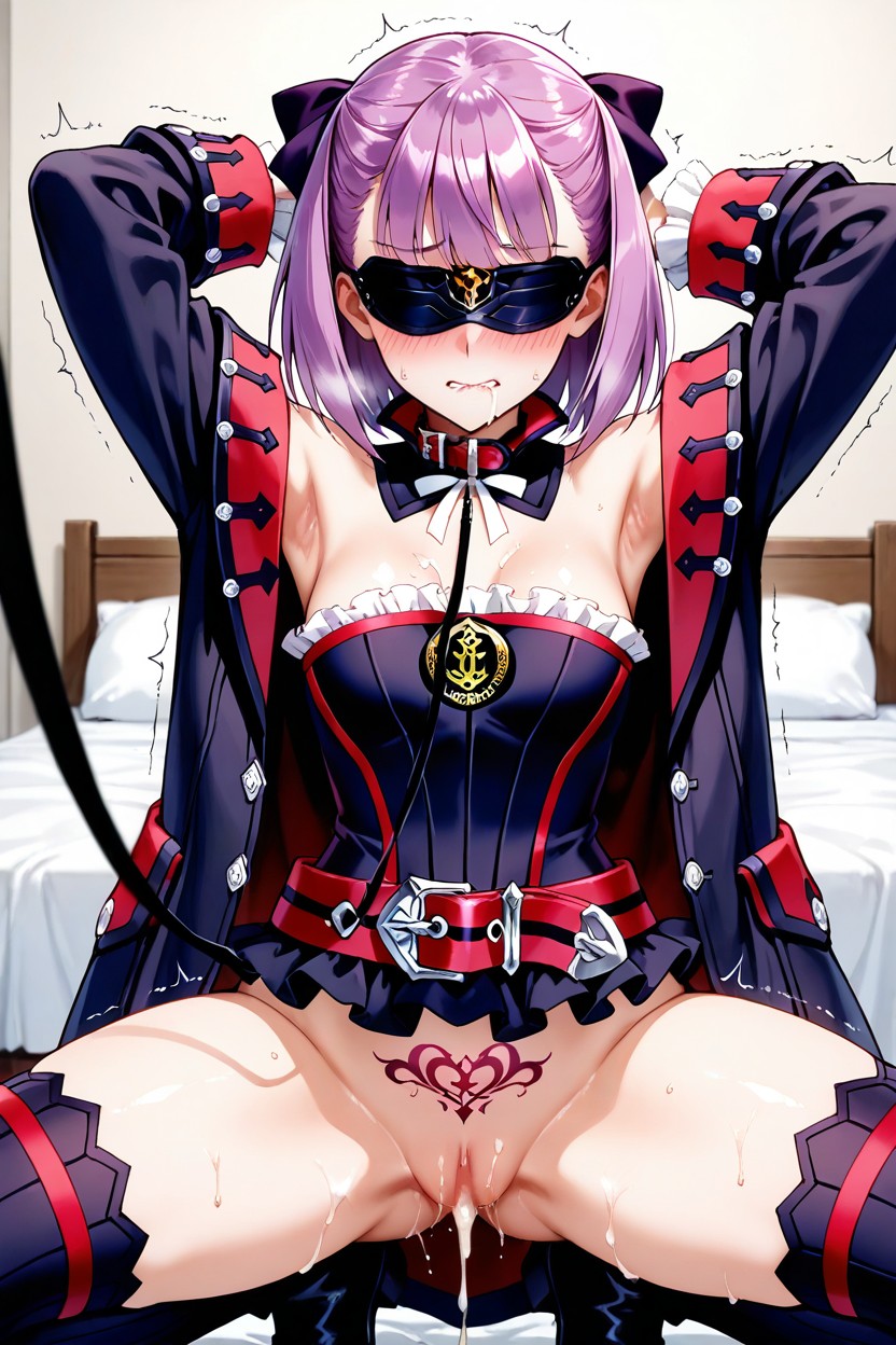 Black Thighhighs, 25+, Bed Hentai IA