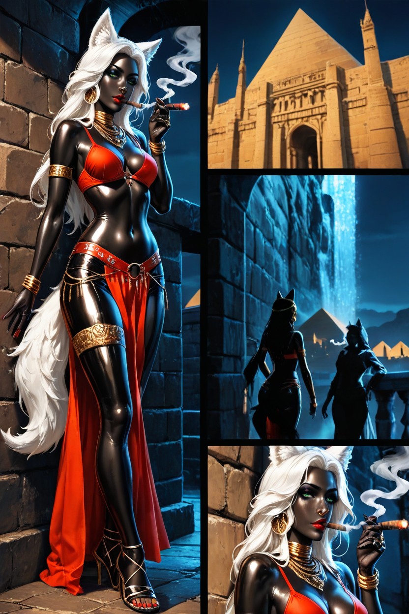 Belly Dancer, Fit, Comic Panel Hentai AI Porn