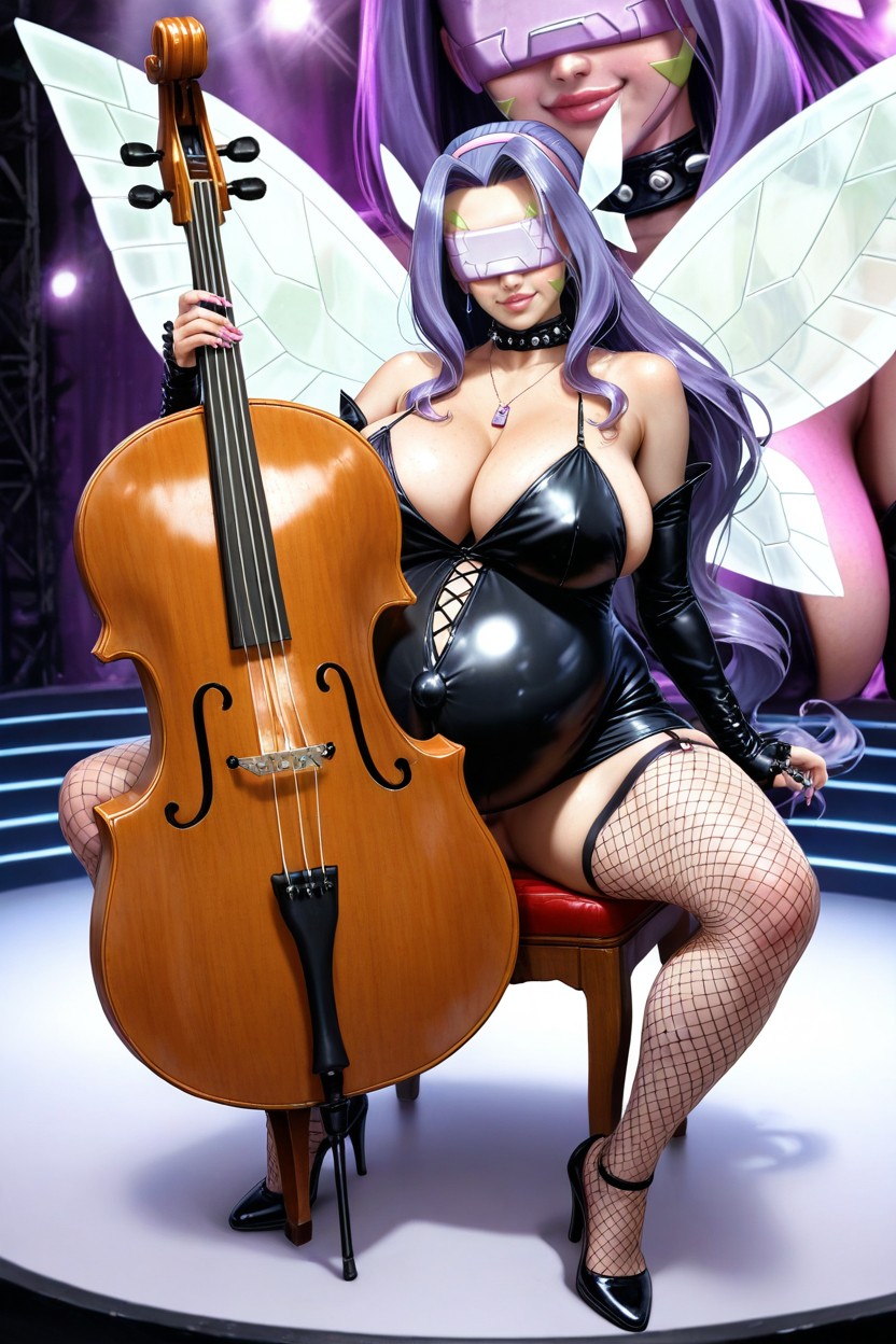Fairimon Digimon, Long Legs, Heavily Pregnant Hentai IA
