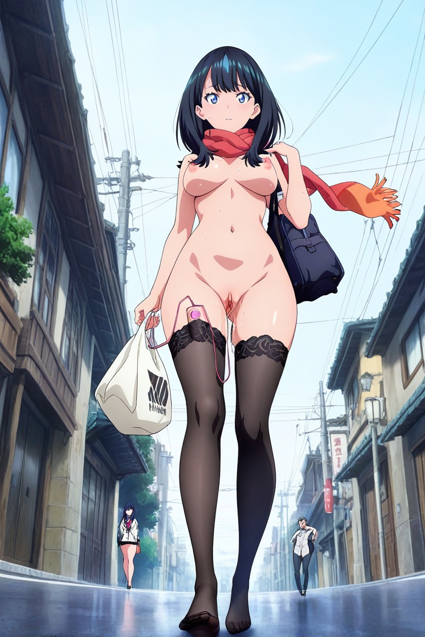 Anime Accurate, Takarada Rikka From Ssssgridman, Wide-angle View Hentai AI Porn
