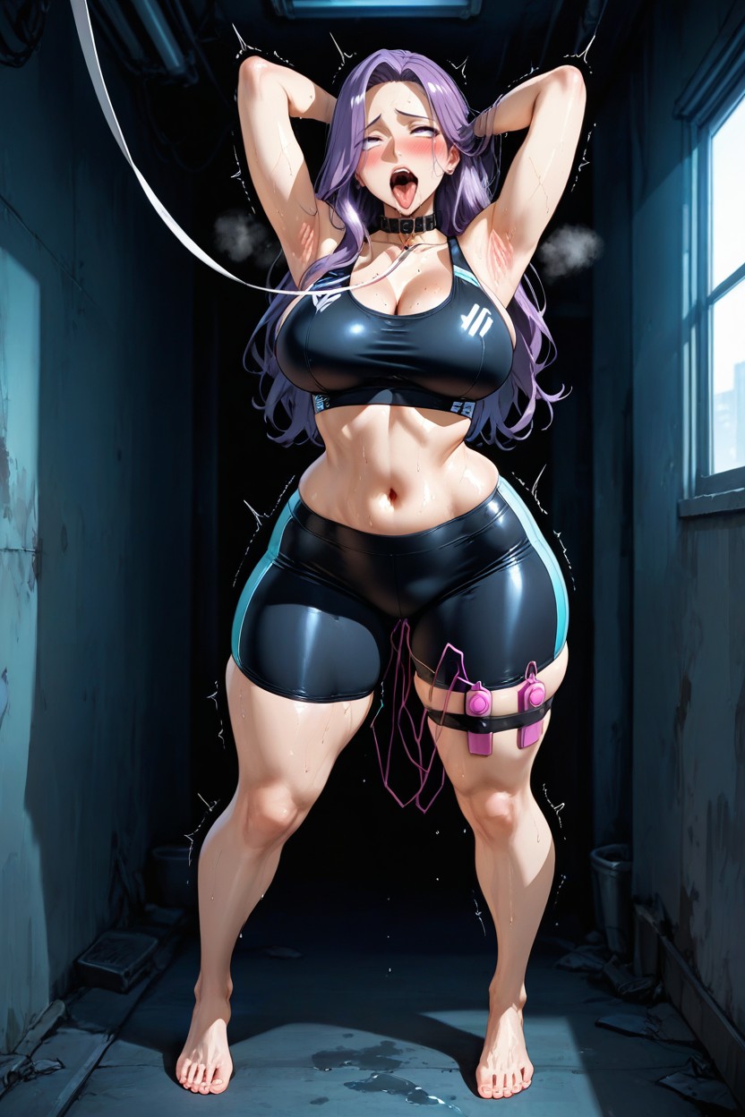 Front View, Mouth Stretched Open, Medium Ass Hentai AI Porn
