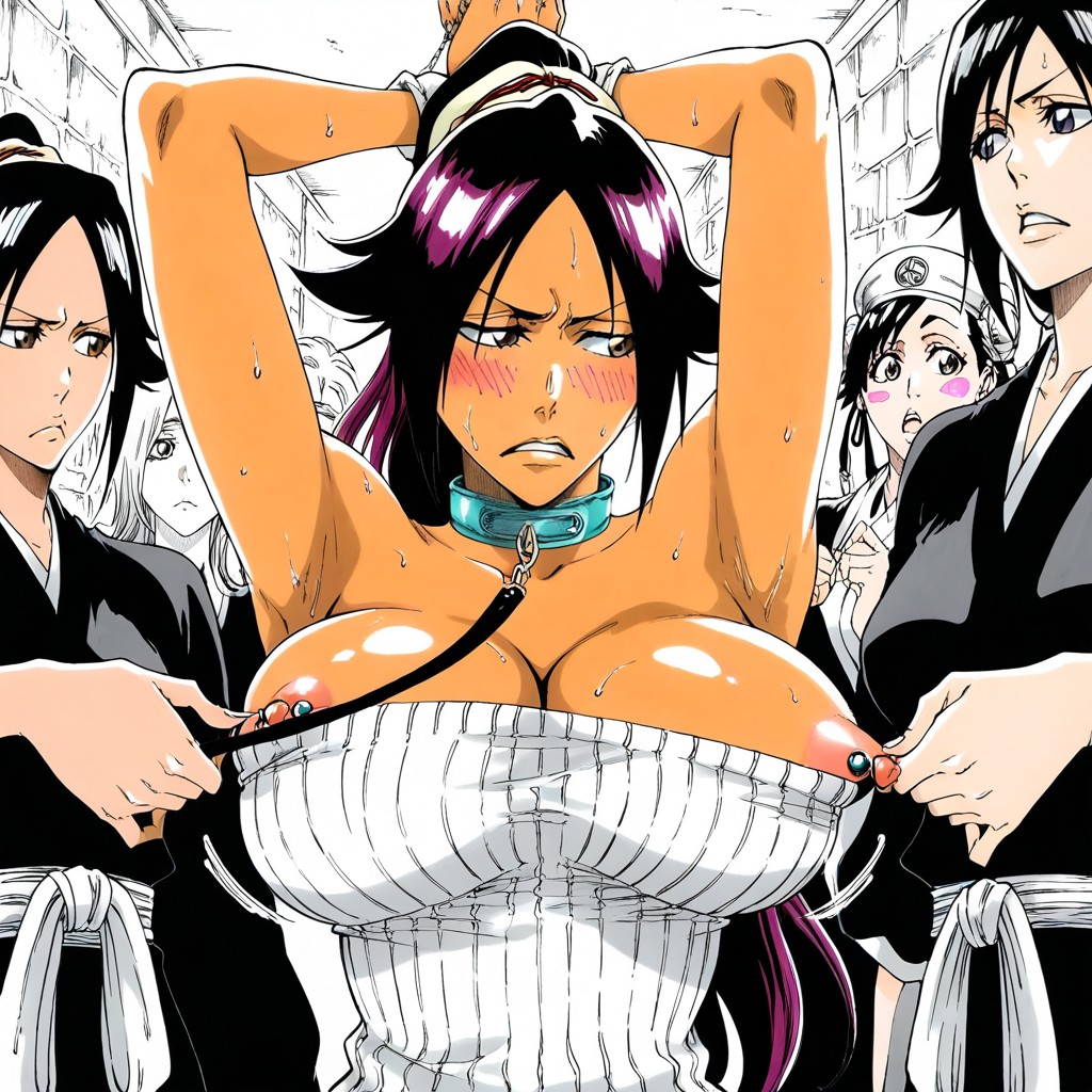 Perfect Hands, Sweat, Nipple_piercing Hentai AI Porn