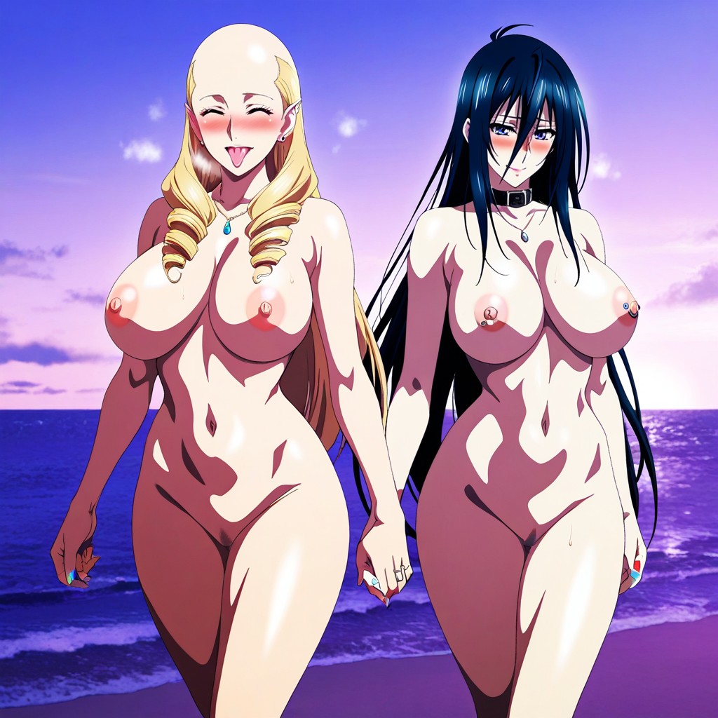 Nighttime, Accurate Purple Haze Hentai Design, Women Lesbians Only Hentai IA