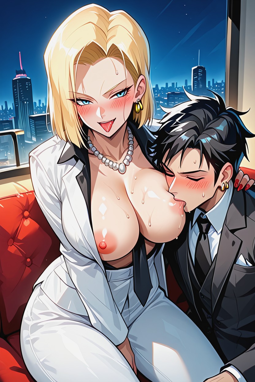 Breasts, Hetero, Smile Hentai AI Porn