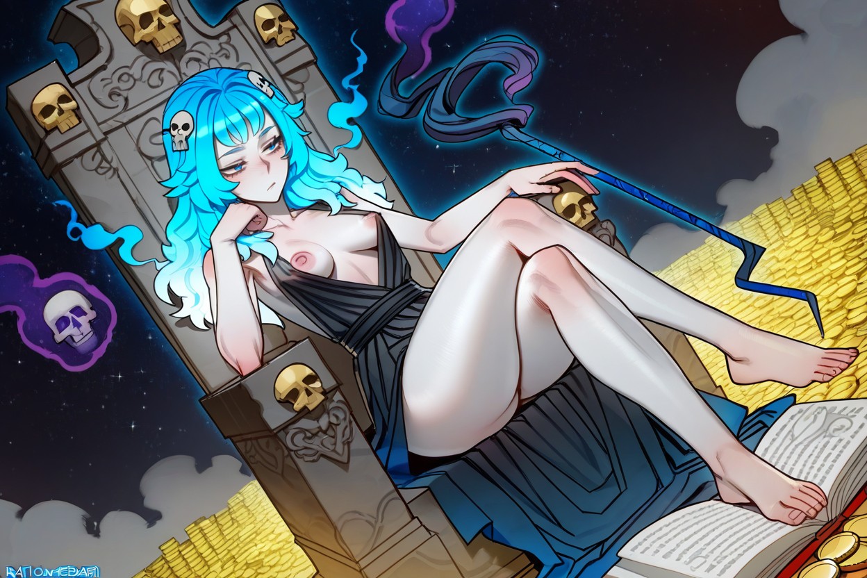 Crossing Legs, Incase Style, Silver Coins Hentai AI Porn