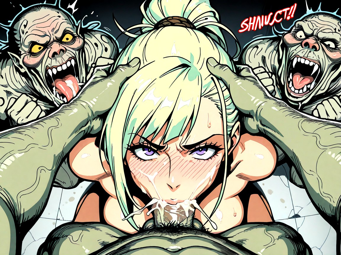 Skinny, Embarrassed , Hentai Deepthroat Creampie Cumshot!! Hentai AI Porn