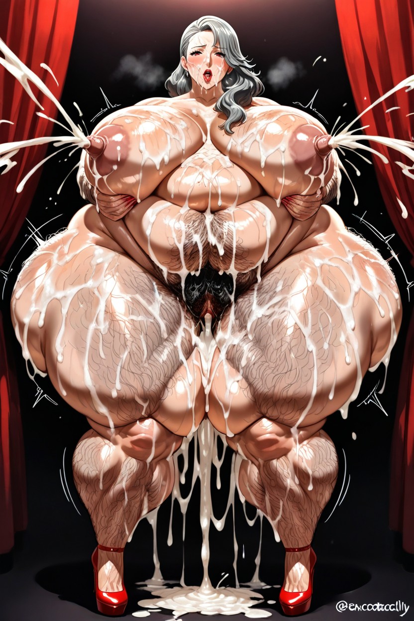 Huge Thighs, Extremely Hairy, Hairy Forearms Hentai AI Porn
